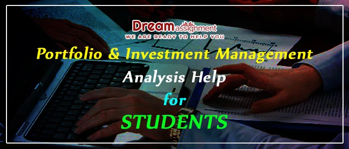 portfolio and investment management analysis help